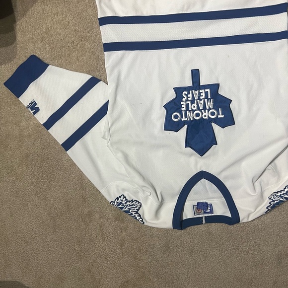 Vintage Starter Toronto Maple Leafs Hockey Jersey Doug Gilmour - Picture 2 of 7